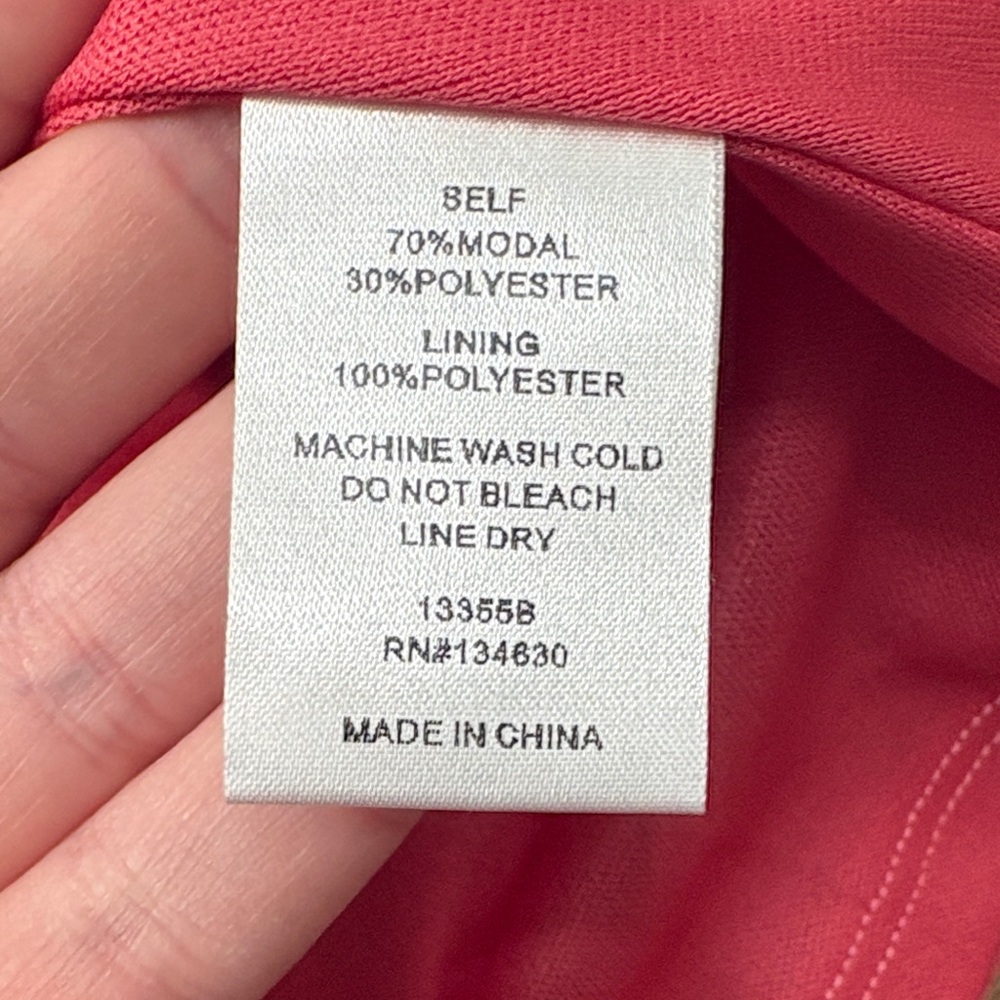 Sundays in Brooklyn Evereve Women's Modal Racer Tank in Rose Sz Medium NWT - Picture 4 of 6
